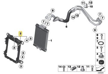 BMW F20 F30 F32 КОРПУС РАМКА РАДИАТОРА 9452275 OE