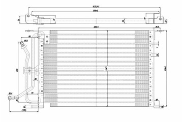 HART КОНДЕНСАТОР КОНДЕНСАТОР КОНДИЦИОНЕРА FIESTA IV 1.3 95-