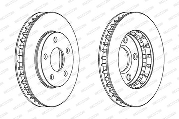ДИСК ГАЛЬМІВНИЙ FERODO DDF1030