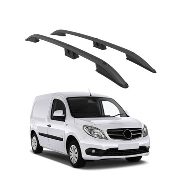 TURTLE РЕЙЛИНГИ НА КРЫШУ CROWN DO MERCEDES-BENZ CITAN 2012 - 2019 ЧЕРНЫЙ