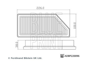 ФИЛЬТР ВОЗДУХА ADBP220096