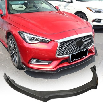 CARBON СПОЙЛЕР ДОКЛАДКА БАМПЕРА INFINITI Q60 16+