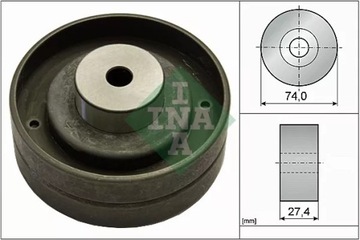 INA 532 0051 10 РОЛИК ВЕДУЩИЙ / НАПРАВЛЯЮЩАЯ, РЕМЕНЬ ГРМ