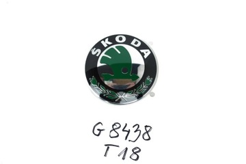 SKODA CITIGO 1ST EMBLEM ABZEICHEN LOGO ZURÜCK NA KLAPE NEU! OE! 1ST853630FXC