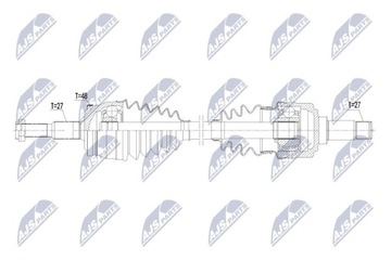 ПОЛУОСЬ ПРИВОДНАЯ CHRYSLER 300C RWD/AWD 05-10, DODGE