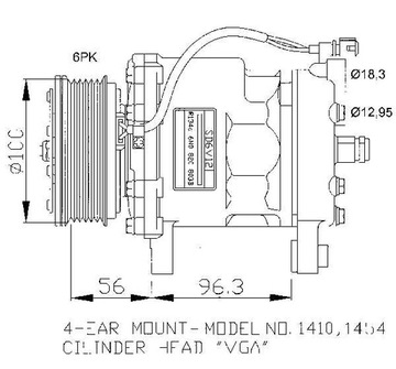 NRF 32065 КОМПРЕССОР, КОНДИЦИОНЕР