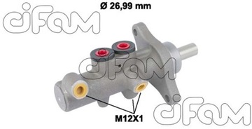 CIFAM 202-832/CIF НАСОС ТОРМОЗНОЙ VW TOUAREG 03-10