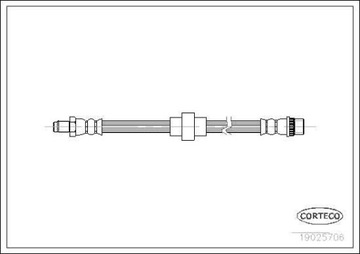 ПАТРУБОК ТОРМОЗНОЙ GIĘTKI RENAULT MEGANE 96-02 P