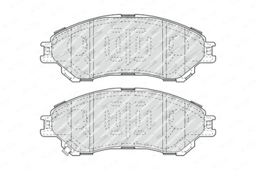 FERODO КОЛОДКИ ТОРМОЗНЫЕ ПЕРЕД FORD USA F-150 SUZUKI S-CROSS SX4