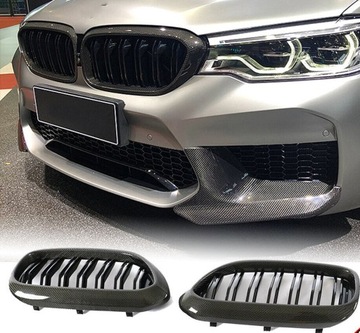 РЕШЁТКА NERKI РЕШЁТКА BMW G30 31 CARBON ЧЕРНЫЕ ГЛЯНЕЦ