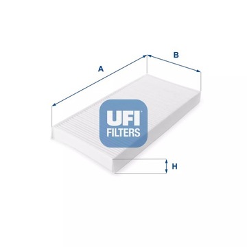 ФИЛЬТР, ВЕНТИЛЯЦИЯ СТОРОНЫ ПАССАЖИРА UFI 53.034.00