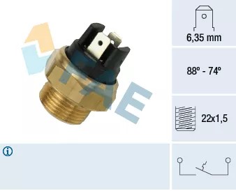 FAE 37420 ВКЛЮЧАТЕЛЬ ВЕНТИЛЯТОРА CHLODNICY RENAULT