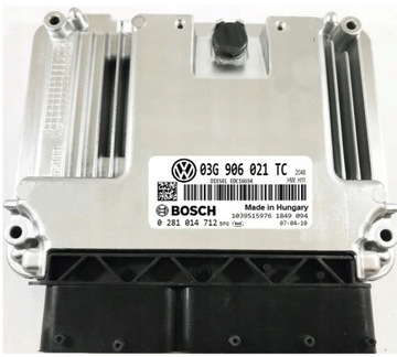 КОМПЬЮТЕР ECU SKODA 03G906021TC 0281014712 IMMO OFF