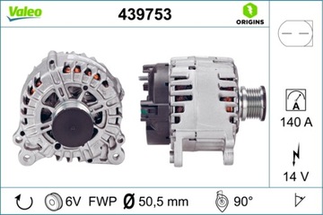 ГЕНЕРАТОР VALEO ORIGINS NEW 439753