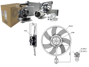 ВЕНТИЛЯТОР РАДИАТОРА P CHEVROLET MALIBU OPEL INSIGNIA A INSIGNIA A