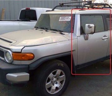 TOYOTA FJ CRUISER ДВЕРЬ ПЕРЕД ПЕРЕДНЯЯ ЛЕВАЯ ВОДИТЕЛЯ SREBRNE ОРИГИНАЛЬНЫЕ