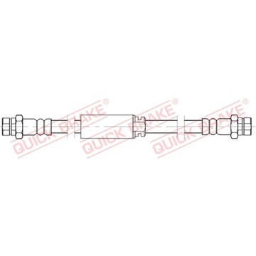 ПАТРУБОК ТОРМОЗНОЙ ГИБКИЙ QUICK BRAKE 22.932