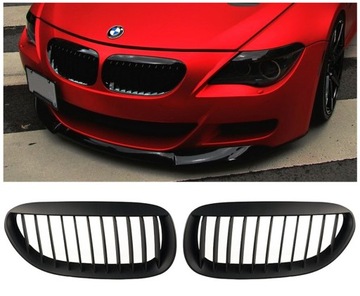 РЕШЁТКА РЕШЕТКИ NERKI BMW E63 E64 BLACK MATTE