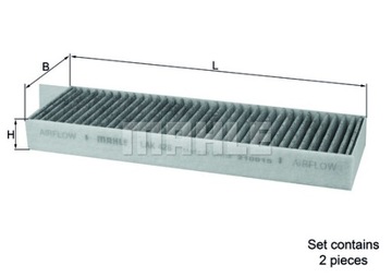 ФИЛЬТР САЛОНА KNECHT LAK 428/S LAK428S