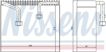 NISSENS 92068 ИСПАРИТЕЛЬ, КОНДИЦИОНЕР ECLIPSE II (D3_A)