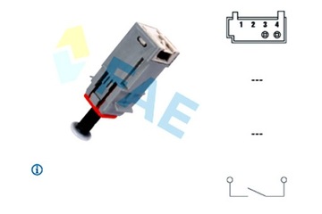 FAE ДАТЧИК ПОЛОЖЕНИЯ ПЕДАЛИ СЦЕПЛЕНИЯ FIAT GRANDE PUNTO SEDICI OPEL