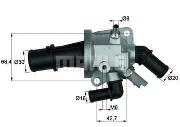 ТЕРМОСТАТ OPEL 88C 1,3CDTI 05-