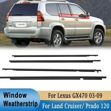 УПЛОТНИТЕЛЯ OKIENNE БОКОВЫЕ ДВЕРЬ DO TOYOTY LAND CRUISER PRADO LEXUS GX470