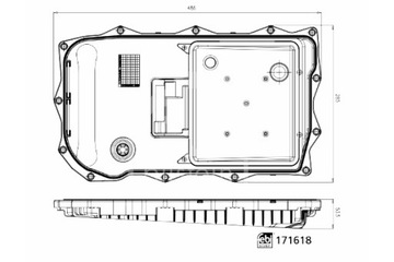 FEBI BILSTEIN ФИЛЬТР ГИДРАВЛИКИ КОРОБКИ ПЕРЕДАЧ IVECO DAILY VI MAN TGE