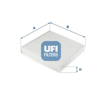 ФИЛЬТР, ВЕНТИЛЯЦИЯ СТОРОНЫ ПАССАЖИРА UFI 53.315.00