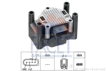 КАТУШКА ZAPLONOWA Z MODULEM 9.8120/FAC FACET