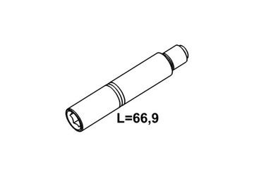 ATE НАПРАВЛЯЮЩАЯ СУППОРТА ТОРМОЗА ДИСКОВОГО ПЕРЕД 12MM MERCEDES M W164