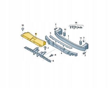 НОВЫЕ ОРИГИНАЛЬНЫЕ AUDI OE ОБШИВКА БАМПЕРА 8U0807081C