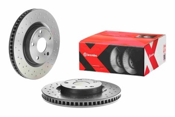 BREMBO ДИСК HAM.PRZOD XTRA TOYOTA RAV4 06-