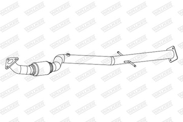 ТРУБА ВЫХЛОПНАЯ ПЕРЕД (DŁ.:1300MM) ПОДХОДИТ DO: OPEL ASTRA J, ASTRA J GTC