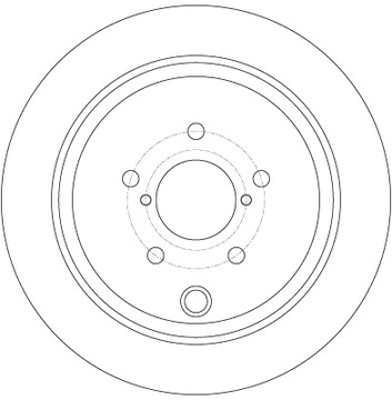 TRW ДИСК HAM. SUBARU T. OUTBACK/IMPREZA/FORESTER 08- 286MM