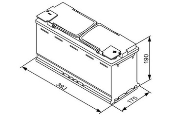 АККУМУЛЯТОР 105AH 950A SILVER S5 AGM P+ АККУМУЛЯТОР BOSCH 0 092 S5A 150