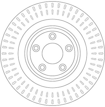 TRW ДИСК HAM. JAGUAR T. XF 09- 2,0-5,0/S-TYPE