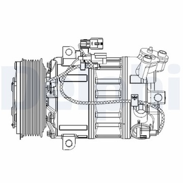 DELPHI CS20477 КОМПРЕССОР, КОНДИЦИОНЕР