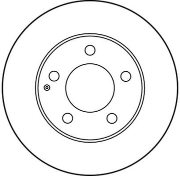 TRW DF2704 ДИСК ТОРМОЗНОЙ
