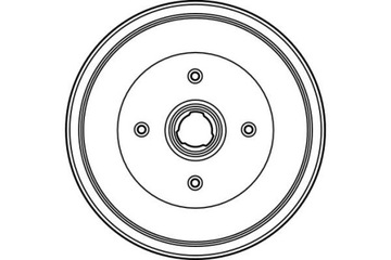 БАРАБАН ТОРМОЗНОЙ TRW DB4127
