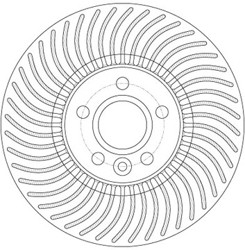 ДИСК HAM. VOLVO S60 10- DF6185S TRW TRW DF6185S ДИСК ТОРМОЗНОЙ