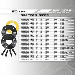 ПРОСТАВКА OMP 2 ШТ 5X130 71,6 20 MM OMP S08892001