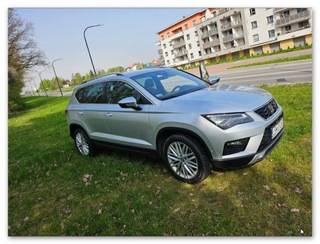 SEAT ATECA 2019, БЕНЗИН 1,5 T4X4 BRYLANTOWE СРІБНА