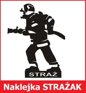 STRAŻAK - НАКЛЕЙКА NA AUTO (5+1 В ПОДАРОК)