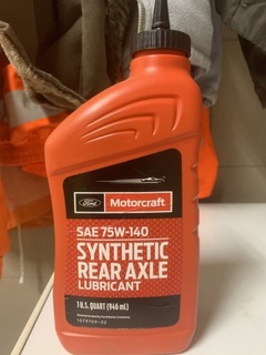 SAE 75140 Synthetic Real Axle Lubricant Motorcraft