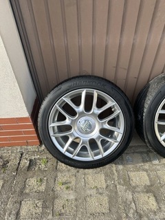 ШЕСТЕРНИ ДИСКИ 5X112 R17 BBS ШИНЫ ЛЕТНИЕ 225/45R17