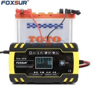 АВТОМАТИЧЕСКИЙ ЗАРЯДНОЕ УСТРОЙСТВО FOXSUR - 12V 8A 24V 4A