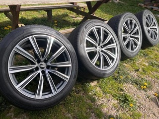 ДИСКИ 5X112 R21 ET20 AUDI Q7 Q8+OPONY ЛЕТО HANKOOK