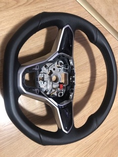 Steering wheel vw golf 8 gti tiguan passat b8 leather, buy