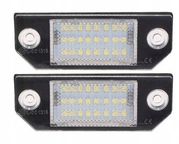 Ford focus c max лампочки подсветки номерного знака светодиод, фото